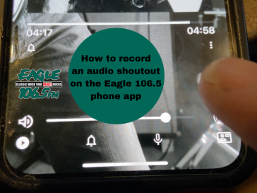 HOW TO SEND A VOICE SHOUTOUT ON THE EAGLE PHONE APP